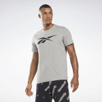 REEBOK GRAPHIC SERIES VECTOR T-SHIRT - GRÁR